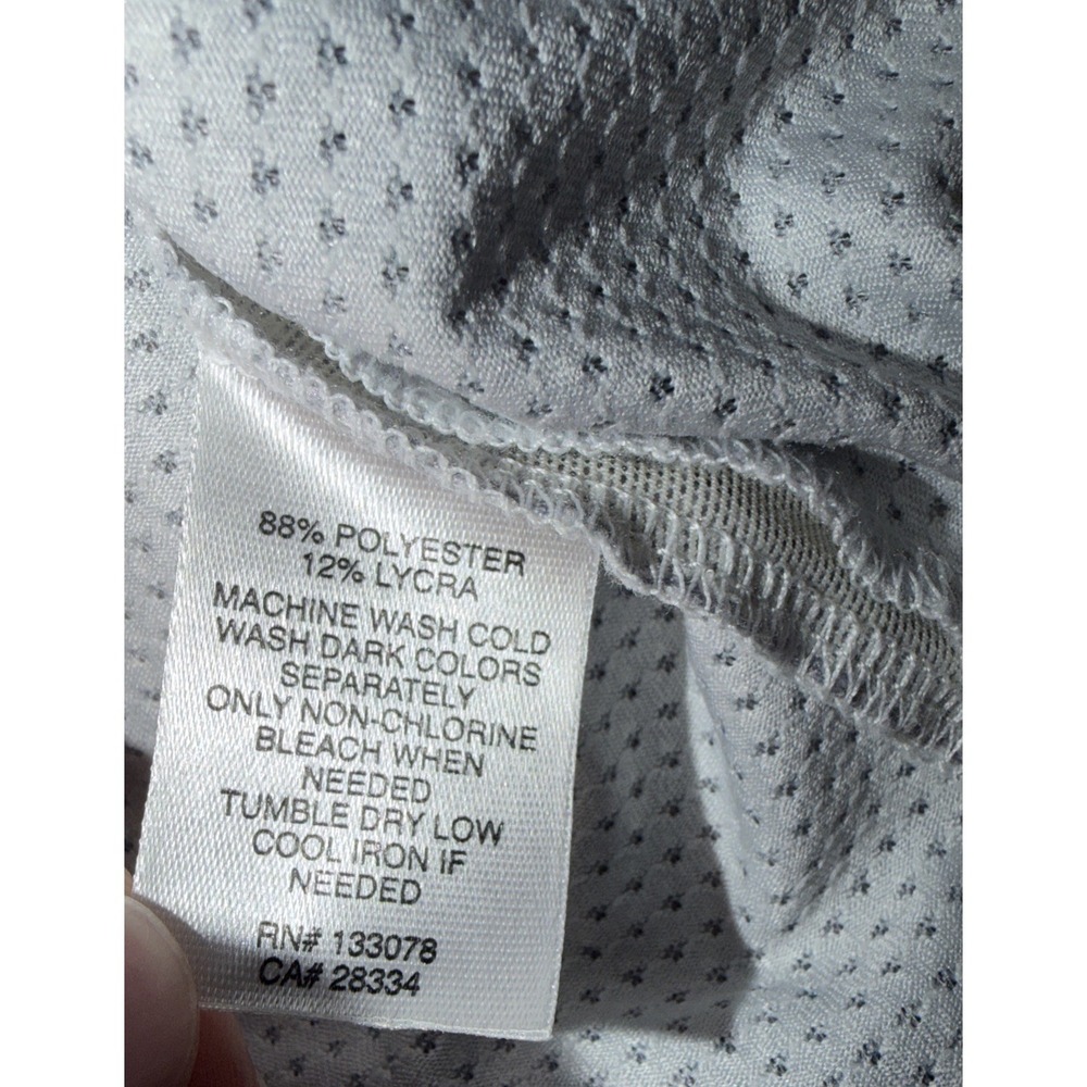 Lucky in Love Tennis Set Size L Gray White Yellow V-neck Top & Ruffle Skort - Picture 7 of 12
